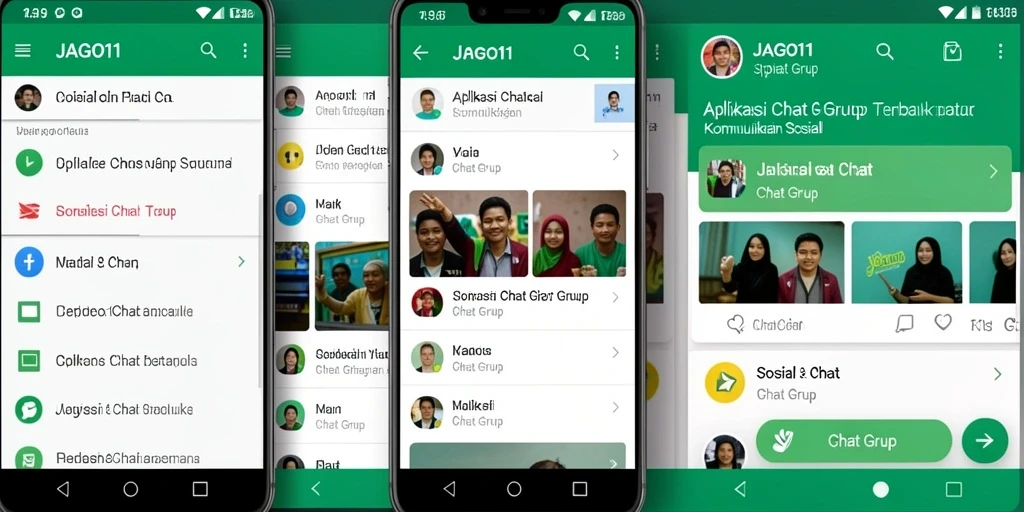 Antarmuka hebat JAGO11 untuk Chat Grup yang interaktif.