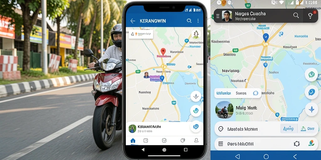 Antarmuka KERANGWIN dengan navigasi yang jelas dan informatif.