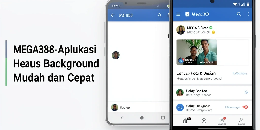 Antarmuka MEGA388 yang sederhana dan responsif untuk menghapus background.